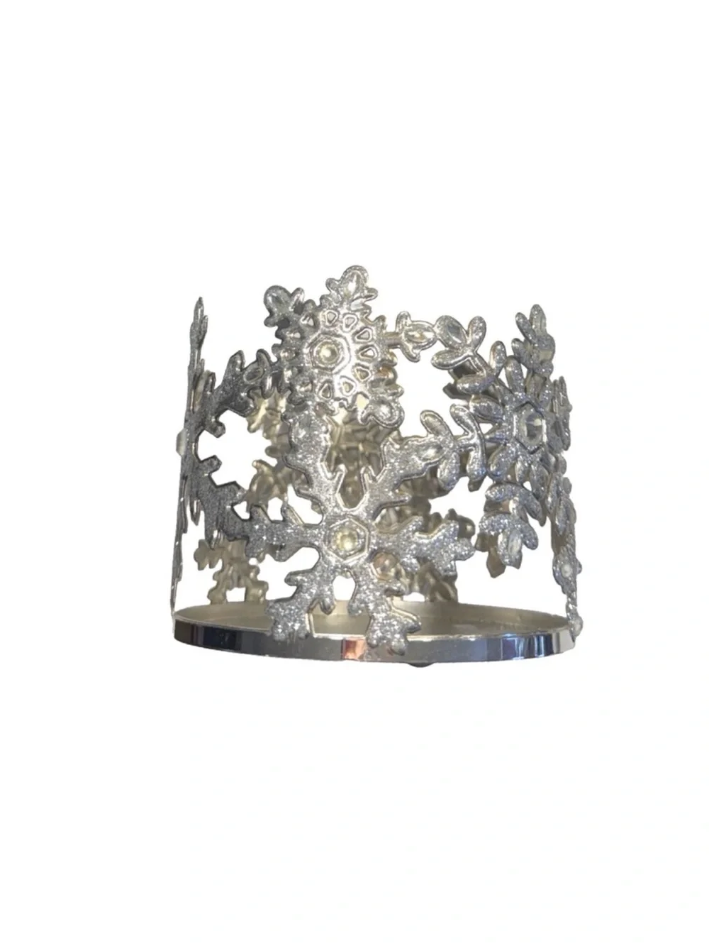 Snowflake Candle Holder